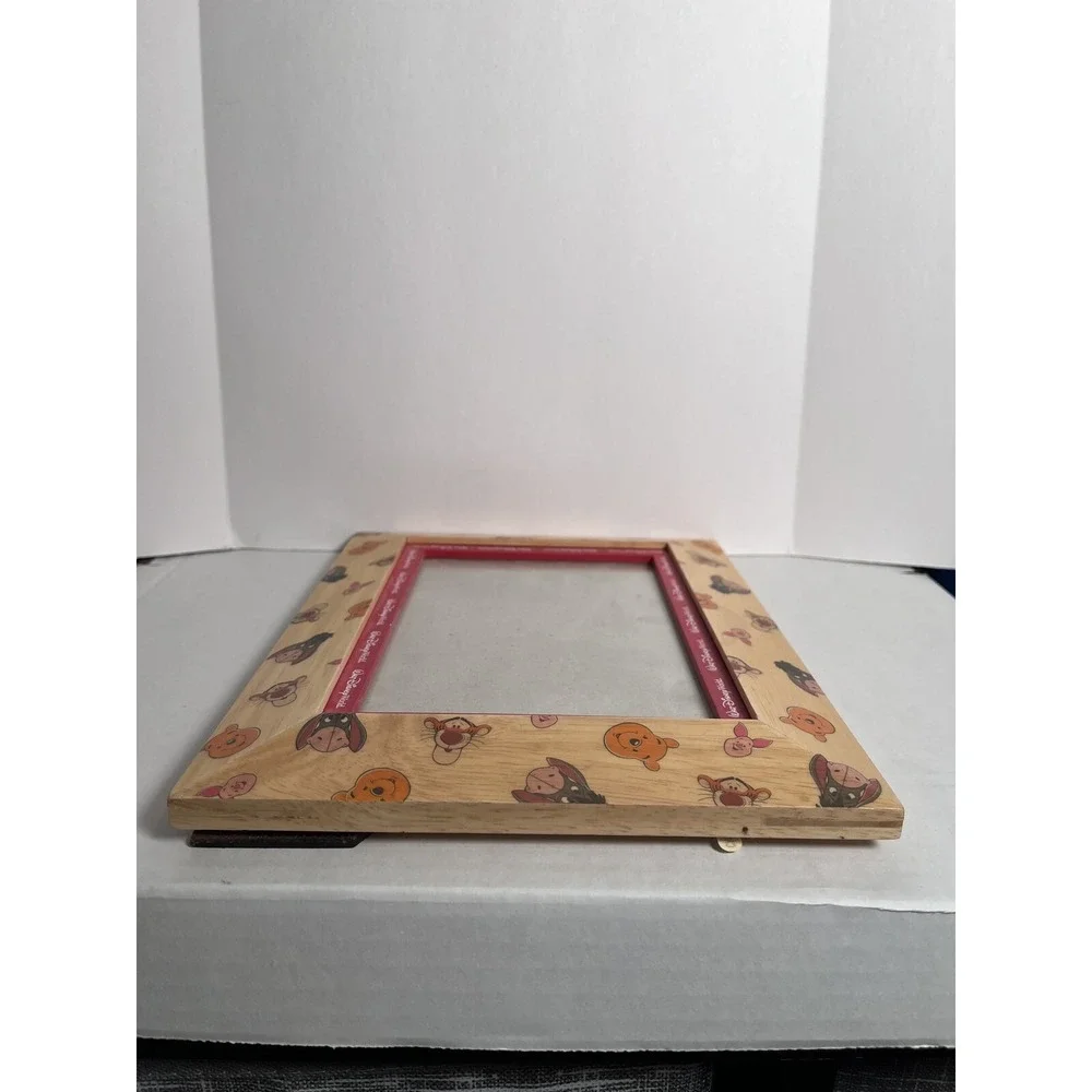 Walt Disney World Frame Winnie The Pooh Eeyore Piglet Tigger Wooden Picture